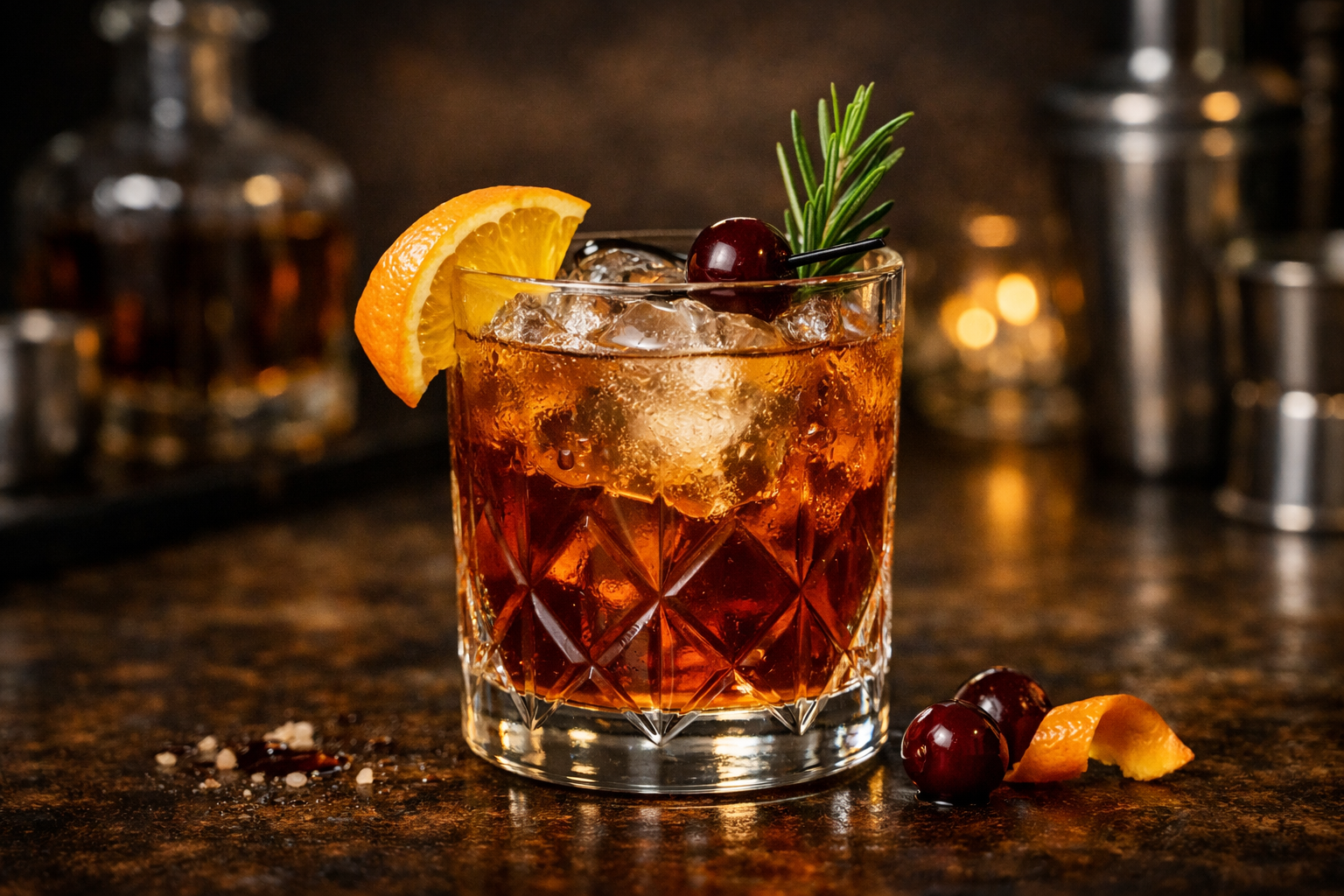 Alpha Brandy Old Fashioned